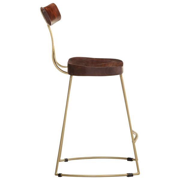 vidaXL Barkrakker 2 stk 49x43x79 cm heltre mango