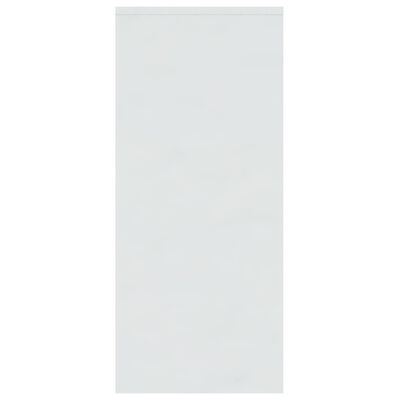 vidaXL Skjenk høyglans hvit 102x33x75 cm sponplate