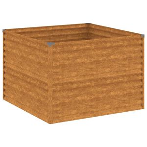 vidaXL H&oslash;ybed 100x100x69 cm cortenst&aring;l