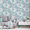 DUTCH WALLCOVERINGS Veggpanel vindusblad blå