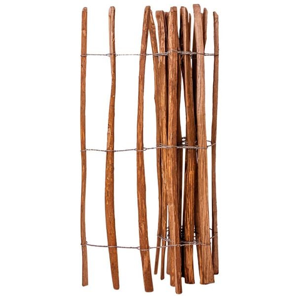 vidaXL Stakittgjerde hasseltre 120x250 cm