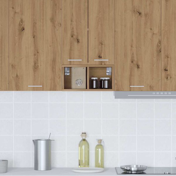 vidaXL Hengende skap Artisan Eik 20 x 29,5 x 40 cm Konstruert tre