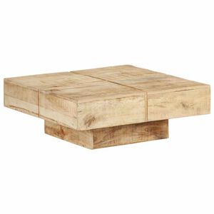 vidaXL Salongbord 80x80x28 cm heltre mango