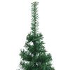 vidaXL Hj&oslash;rne Kunstig Jul Tre med 300 LED gr&oslash;nn 240 cm PVC og metall