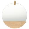vidaXL Veggspeil heltre furu 35 cm