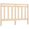 vidaXL Sengegavl 126x4x100 cm heltre furu