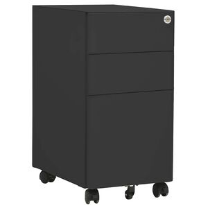 vidaXL Mobilt arkivskap antrasitt 30x45x59 cm st&aring;l