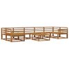 vidaXL Utend&oslash;rs sofa-sett 8 pcs Naturlig Solid akasietre