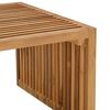 vidaXL Hagesidebord Brun 110 x 55 x 35.5 cm Heltre teak