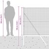 vidaXL Gjerdep&aring;le gr&oslash;nn 50 x 1,4 m (19 x 19 mm maske) St&aring;l og PVC