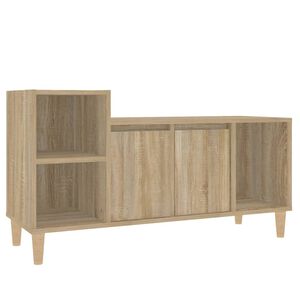 vidaXL TV-benk sonoma eik 100x35x55 cm konstruert tre