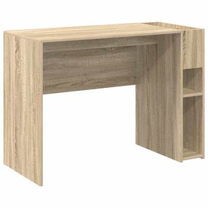 vidaXL Skrivebord Sonoma eik Konstruert tre 109 x 50 x 78 cm