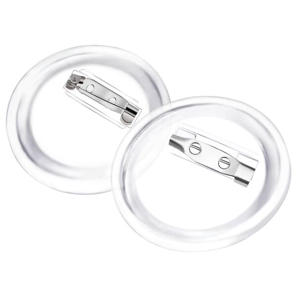 vidaXL Buttonssett med n&aring;l 100 sett akryl 37 mm