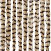 vidaXL Insektsgardin beige og brun 56x185 cm chenille