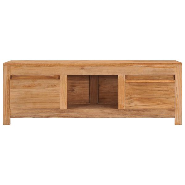 vidaXL TV-benk 100x30x35 cm heltre teak