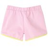 Barneshorts med trim knallrosa 92