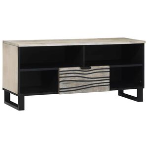 vidaXL TV Enheter 105 x 33 x 46 cm Hvit Konstruert tre