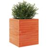 vidaXL Plantekasse voksbrun 40x40x46 cm heltre furu
