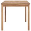 vidaXL 7-delers hagespisesett 140x80 cm heltre teak