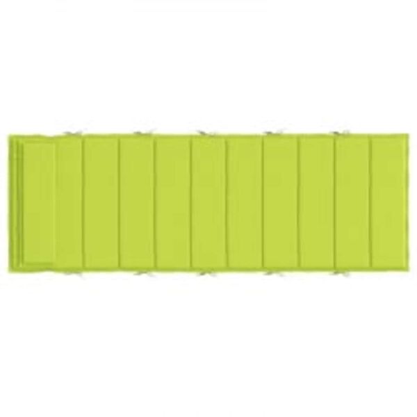 vidaXL Solsengpute gr&oslash;nn 178 x 60 x 4 cm Oxford-stoff