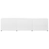 vidaXL TV-benk h&oslash;yglans hvit 120x34x30 cm konstruert tre