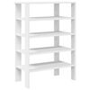 vidaXL Skohylle hvit 61x32x87,5 cm konstruert tre