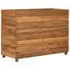 vidaXL Høybed 100x40x72 cm resirkulert teak og stål