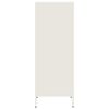 vidaXL Highboard hvit 35x39x103,5 cm stål