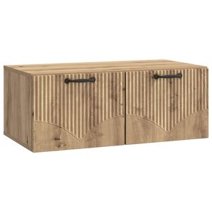 vidaXL Vegghengt TV skap Artisan eik 78,5 x 41 x 30 cm Konstruert tre