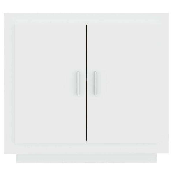 vidaXL Skjenk hvit 80x40x75 cm konstruert tre