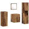 vidaXL Baderomsinnredningssett 4 stk. Gamle tre 41 x 38,5 x 46 cm