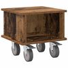 vidaXL TV-benk 37 x 35 x 35 cm Gammelt tre Konstruert tre