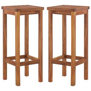 vidaXL Barkrakker 2 stk heltre akasie