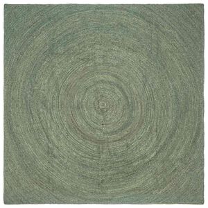 vidaXL Omr&aring;detepper Olivengr&oslash;nn 200 x 200 cm Jute