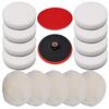 vidaXL Poleringssett 14 deler 180 mm