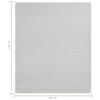 vidaXL Magnetisk insektskjerm for vindu hvit 100x120 cm glassfiber