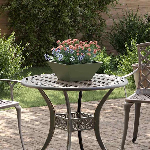 vidaXL Hageblomsterpotte 5 pcs Olivengr&oslash;nn 35 x 35 x 15 cm