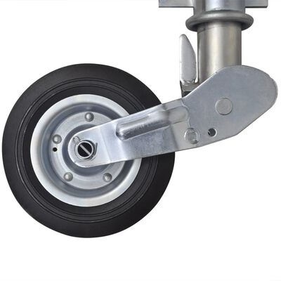 60 mm Slitesterk sammenleggbar støttehjul
