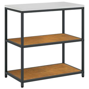 vidaXL Kj&oslash;kkenhylleenhet HATTEM Rusten 90 x 50 x 92 cm St&aring;l