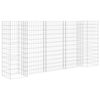 vidaXL Gabion plantekasse H-formet st&aring;ltr&aring;d 260x40x120 cm