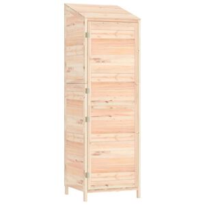 vidaXL Hageskur 55x52x174,5 cm heltre gran