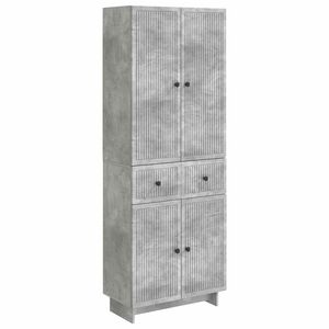 vidaXL Skapsett 2 pcs 66 x 34,5 x 90 cm Konstruert tre