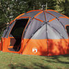 vidaXL Camping Telt Grå og oransje 475 x 475 x 235 cm Polyester