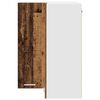 vidaXL Hengende skap Gammel treverk og hvit 57 x 57 x 80 cm