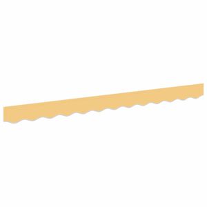 vidaXL Markisekant erstatning sand 581 x 20 cm Polyester