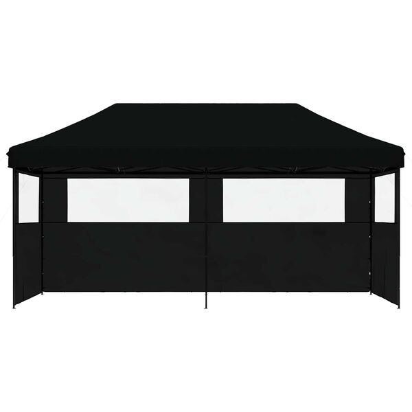 vidaXL Partytelt Svart 292 x 580 x 315 cm Oxford Stoff