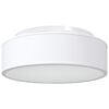 vidaXL Taklampe med s&oslash;kelys Hvit 38 x 38 x 13,5 cm stoff