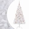 vidaXL Kunstig juletre med julekuler 210 cm 300 LED-lys Varmhvit