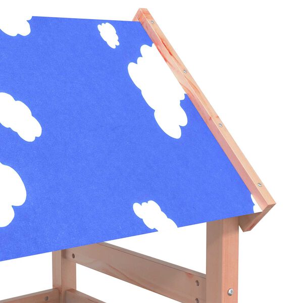 vidaXL Leket&aring;rn Brun 52,5 x 110,5 x 215 cm Massiv douglasgran