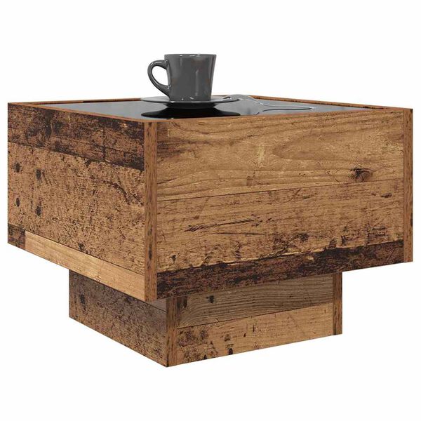 vidaXL Kaffebord Gammelt tre 40 x 40 x 30 cm Konstruert tre
